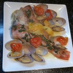 Deli＆Bar 秀 - 2013.2.27のお勧めその２♪　赤魚のアクアパッツア、最後の旨味たっぷりのオイルソースは、必ずバケットを頼んでお皿がピカピカになるまでこぞげとってくださいね(笑い)