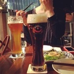 Hibiya Saro - Erdinger のビールが三種あります。