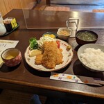 すの宮 - ランチ　アジフライ