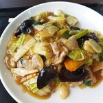 中華料理 桃菜 - 五目あんかけ焼きそば 800円