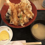 大庄水産 - 盛り沢山天丼