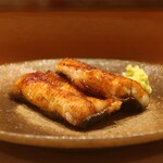 鮨 しみづ - 鰻炙りアップ