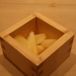 鮨 しみづ - おつまみガリお代わり