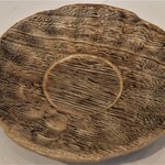 KOYAMA - 渋い模様の木製の茶托