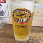 ささのや - キリンラガー生二杯目♪