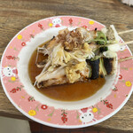 ささのや - ポン酢タレぶっ掛けー。