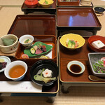 一乗院 - お部屋に丁寧に運ばれて来ました繊細な精進料理の数々にうっとり。。。(人ﾟ∀ﾟ*)♡
