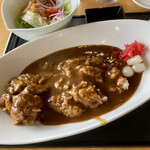 小田原湯本カントリークラブ - ルーをかけ福神漬とらっきょうを添えて