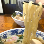 白河手打中華 賀乃屋 - 麺リフト