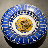 TOSAGE - 毛蟹と赤ナスの冷製パスタ