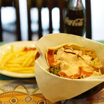 マモケバブ - KEBAB SAND SOFT DRINK SET CHICKEN (￥1,200)