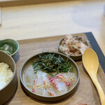 京の魚屋だし茶漬け 錦おぶや - 