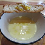 Ryoriya Takashima - お口初め～ゴールドラッシュの冷製スープ