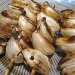 焼鳥いなかもん - にんにく×4、元気でますよ(*^^)v