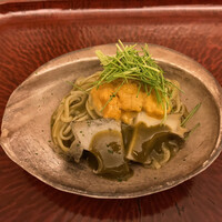 日本料理 晴山 - 鮑うどん