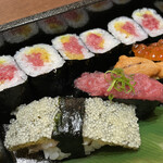 喜美寿司 - ふじの巻物と軍艦