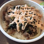 すき家 - 牛丼  高菜明太マヨ