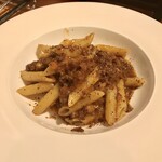 ワイン＋つまみ Nomka - ミートソースのペンネ　山椒風味