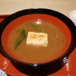 肉屋 田中 - 味噌汁