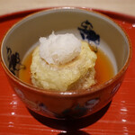 肉屋 田中 - 揚げ無花果