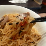 油そば専門店 歌志軒 - ぐちゃぐちゃに混ぜる