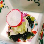 玉泉邸 - 白海老と加賀野菜の小鉢