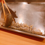 後楽寿司 やす秀 - 今日の目玉の一つは生きた蝦蛄