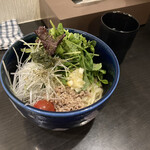 汁なし担担麺専門 キング軒 - 限定 冷やし汁なし担々麺 青