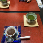 和食料理 和ごころ いなほ - デザート　抹茶と羊羹