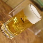 浜貞 - 生ビール（５５０円）２０２２年６月