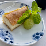 豆屋源蔵 - とうふ御膳¥3,740…デザートの豆乳チーズケーキ