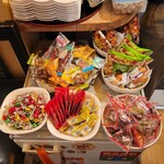 海の幸 さらむむ - お菓子も取り放題