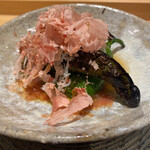 銀座 稲葉 - 万願寺とうがらし