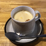 POP - 付け合わせの茶碗蒸し。しっかりとした味は、これだけで飲めます