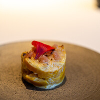 レストラン オオツ - 2022.6 地物江戸崎かぼちゃとコンテチーズのドフィノア風