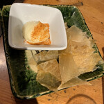 だいだいや - エイヒレ　炭火で炙って食べました