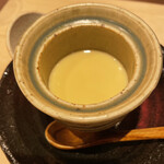 鮨 しみづ - 蛤の出汁の茶碗蒸し