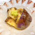 うを徳 - 黒鮑　＆　京都産饅頭茄子