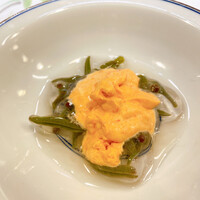 うを徳 - 赤パプリカムース　＆　白神山地産　蓴菜