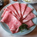 常陸牛きくすい - 上しゃぶしゃぶ 肉2人前