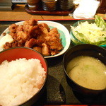 Takumi - 鶏から揚げ食べ放題定食　二回目は２２個