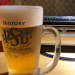 Yakiniku Kankoku Sousaku Ryouriten Kamusa - 生ビール中500円