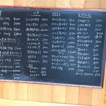 松月 - 単品メニュー看板