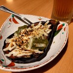 Tokachi Tebasaki Age Masayume - 米なすの木の芽みそチーズ焼き 650円(税込)