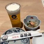 海鮮処 函館山 - サッポロクラッシックで乾杯