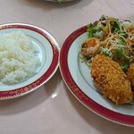 京町クロケットファミリー - 知人のコロッケランチ(ジャーマンコロッケ・クリームコロッケ)