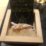 Kumano Yakitori - ウニとトロロ　美味しかった