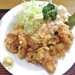 丸八食堂 - 「いかのげそ天定食」のメイン