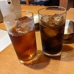 Dontei - 今度は、烏龍茶とコーラを頂いて…