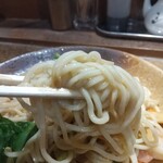 ラーメンBAR やきそばー HIT - 麵のアップ